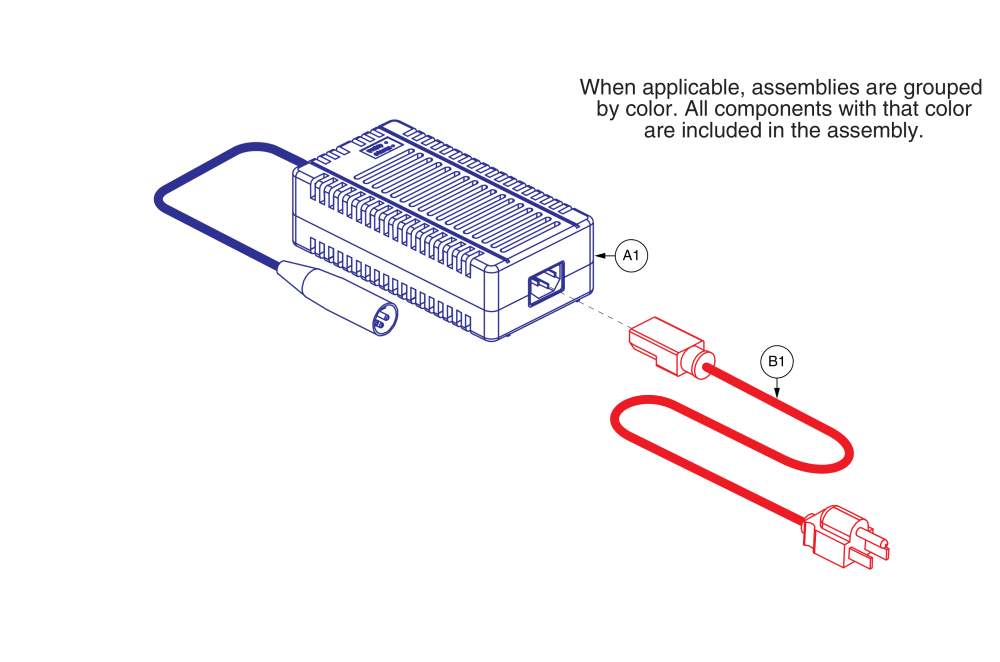 Off Board Charger - Ele1803400 parts diagram