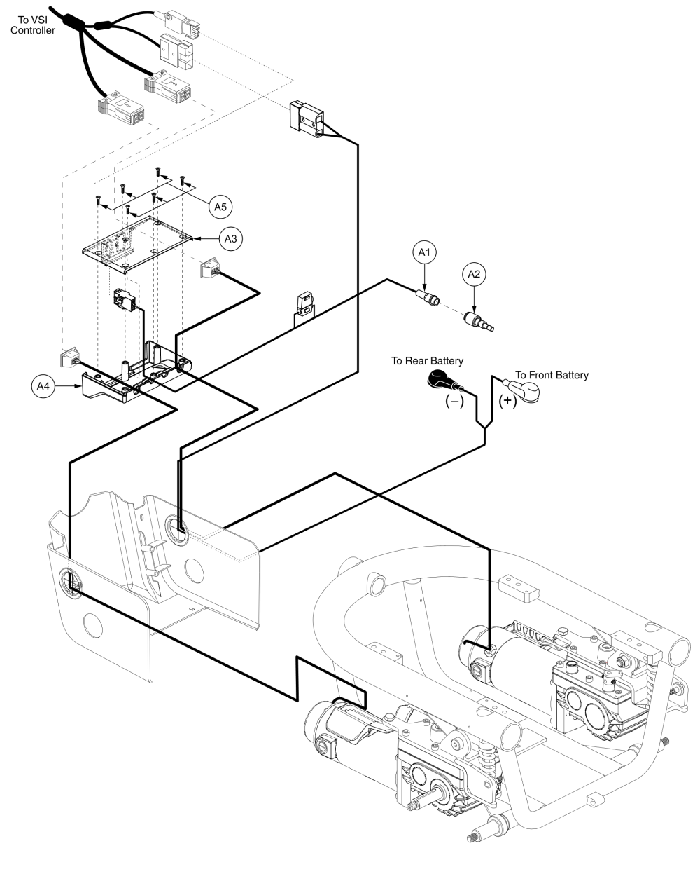 Vsi Electronics, Quantum Ready, Off-board Charger, Q610 parts diagram