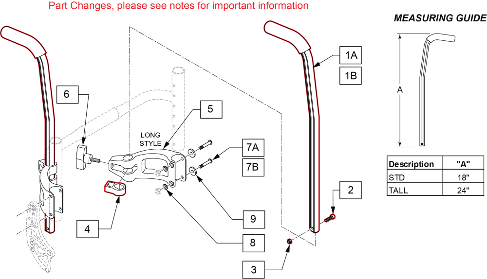 Quickie Q7 Replacement Parts by Quickie