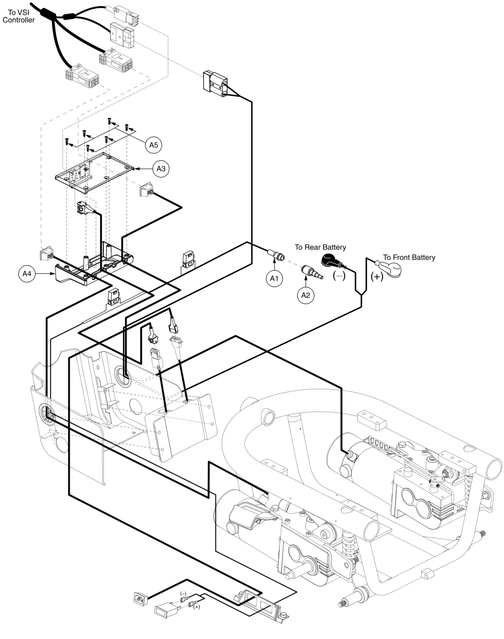 Vsi, Quantum Ready, Onboard Charger, Electrical Assembly, Jazzy 610 parts diagram