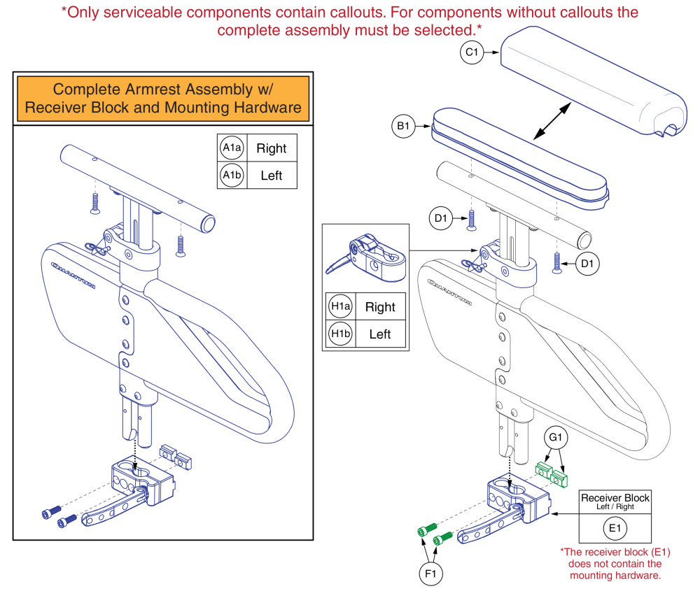 Desk Length, Single Post, Height Adjustable Armrest, Synergy/tb2 parts diagram