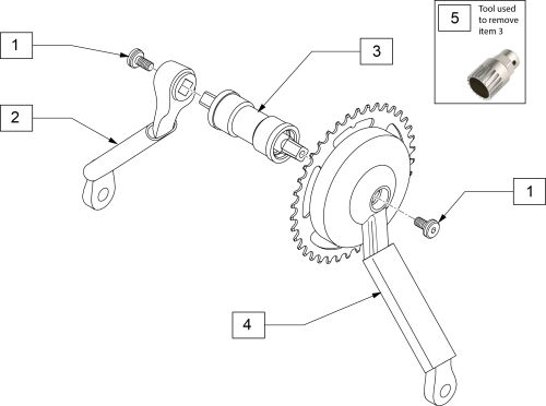 Crank parts diagram