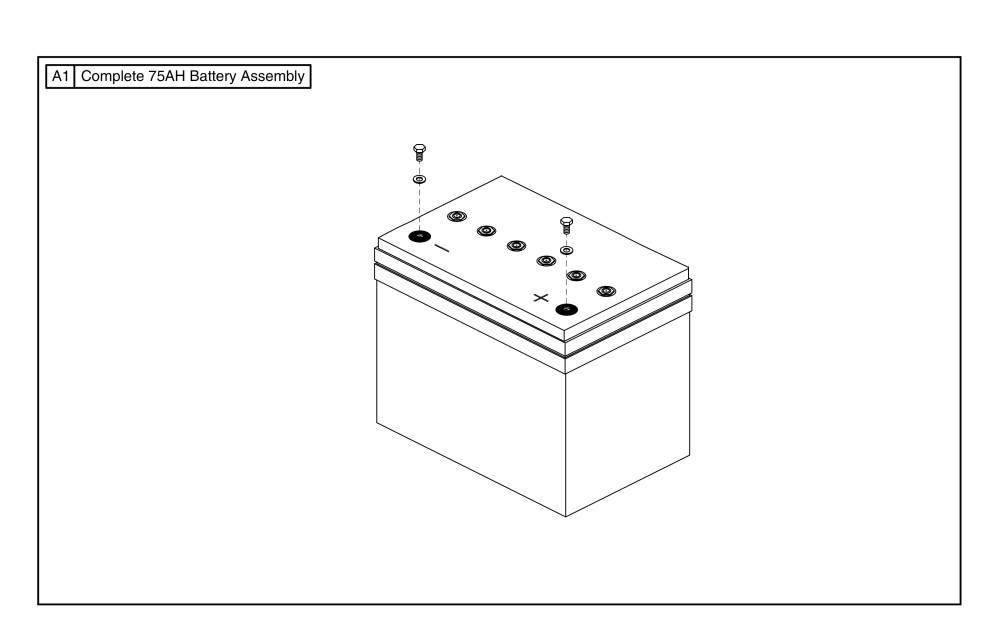 Lpl12_75ah Battery parts diagram