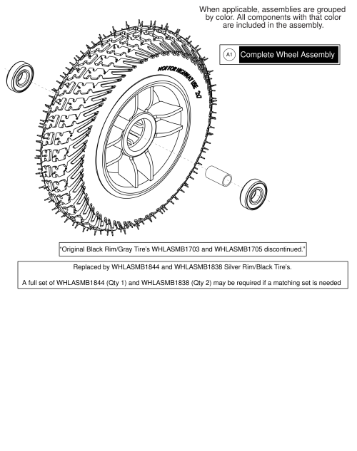 Front Wheel parts diagram