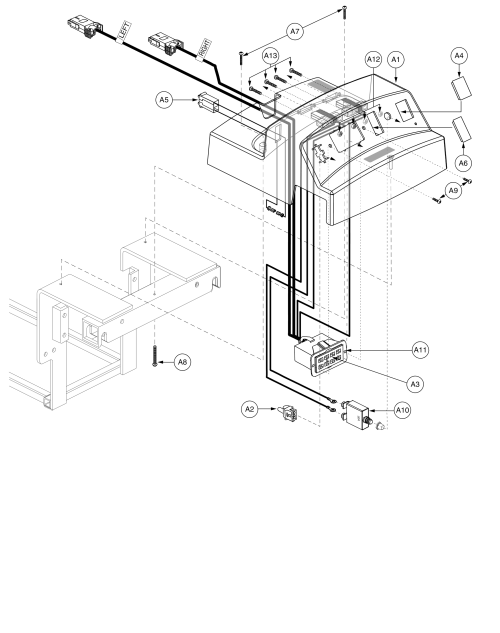 Pilot/vsi, Off-board Charger, Electronics Assembly, Jazzy 1113 Ats parts diagram