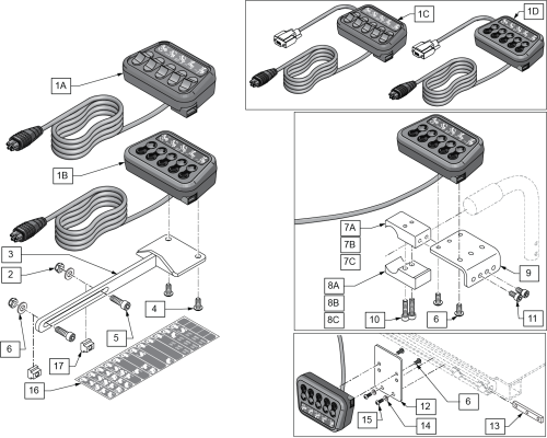 Ctrl+5 Toggle & Flat Switch Box parts diagram