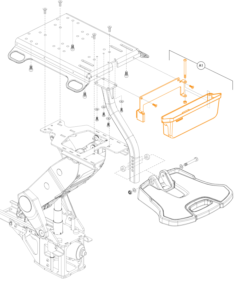 Under Seat Storage parts diagram