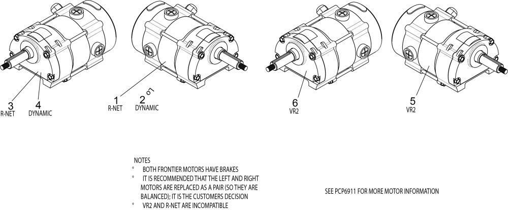 Motor Spares V6 And V4 Fwd parts diagram