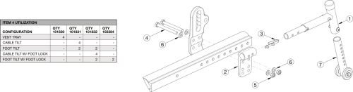 Focus Cr Rear Anti-tip parts diagram