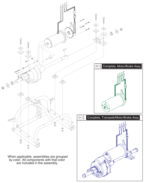 Drive Assy, Jd, For S40x/s44x Models parts diagram