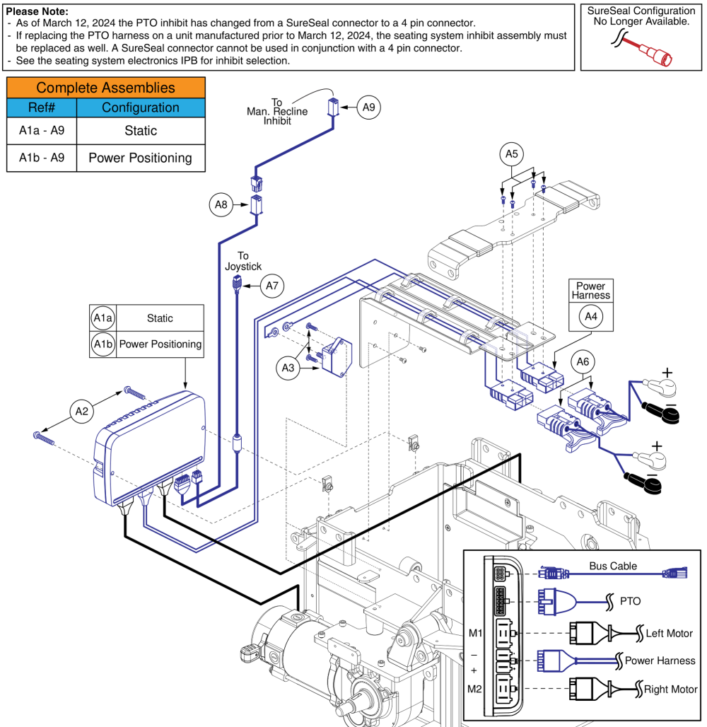 Ne+ Electronics, H.s. Hammer Motors, Manual Recline, Q6 Edge Z parts diagram