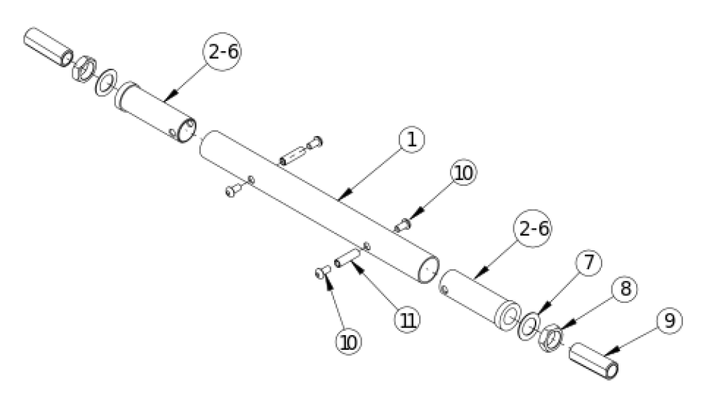 Rogue Xp Camber Tube And Adapters parts diagram