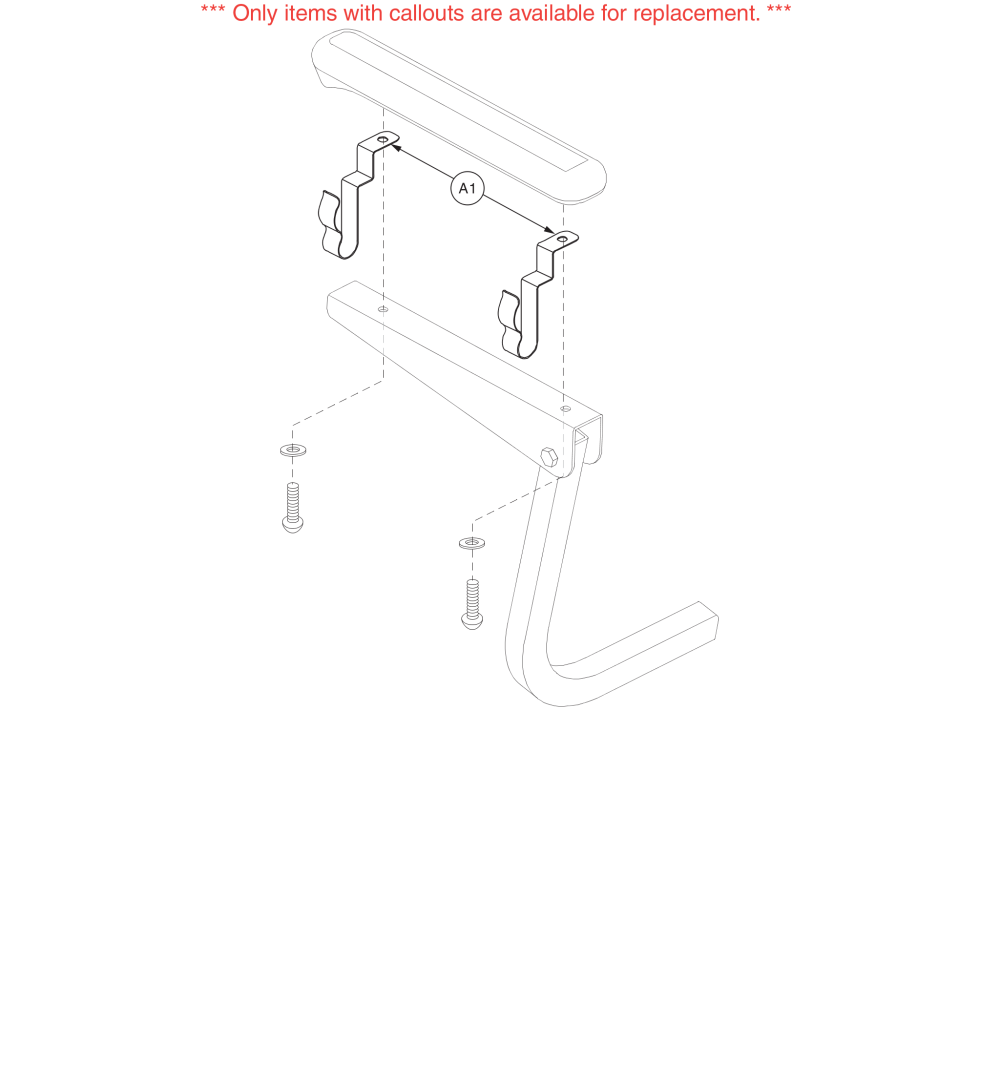 C - Clip Style parts diagram