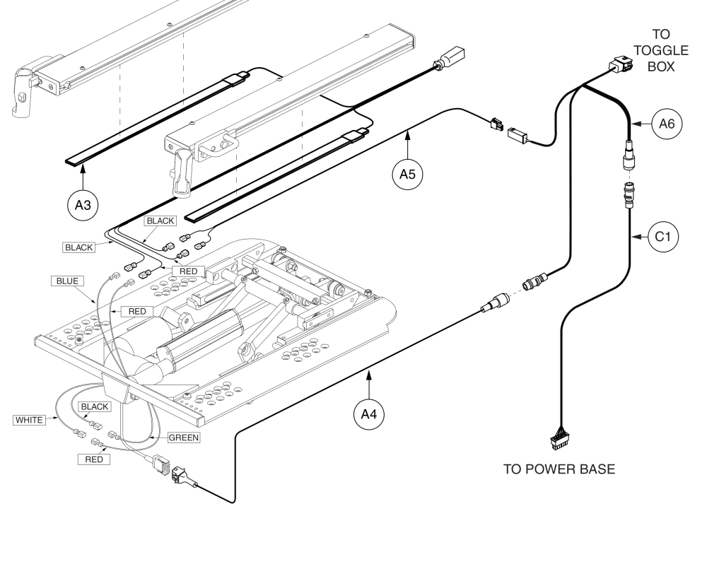 Tb1 Tilt, Ne Thru Toggle parts diagram