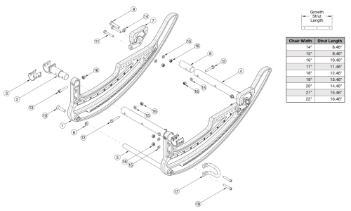 Cr45 Rotary Frame parts diagram