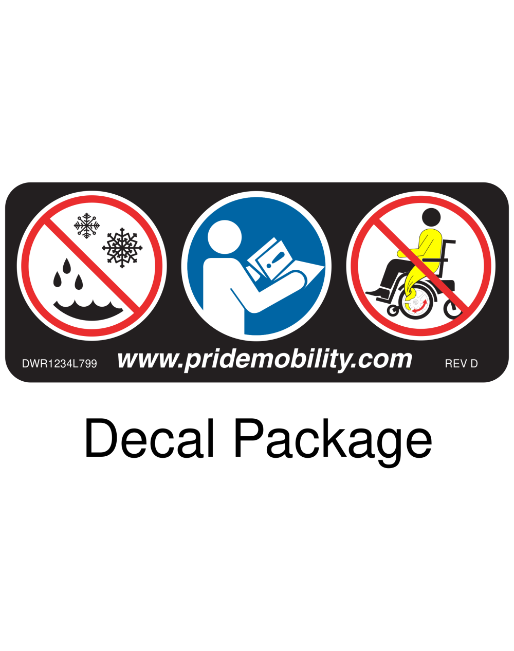 Decal Package parts diagram