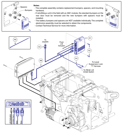 Ql3 Am1 For Reac Lift, Stretto parts diagram