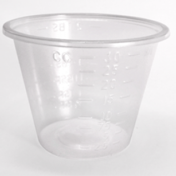 Calibrated Plastic Medicine Cup