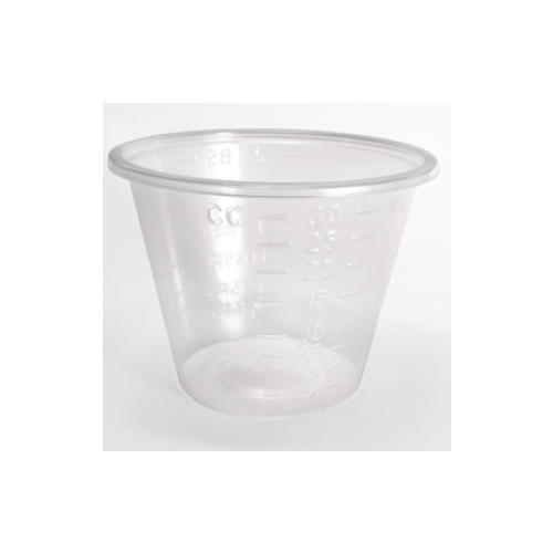 Calibrated Plastic Medicine Cup