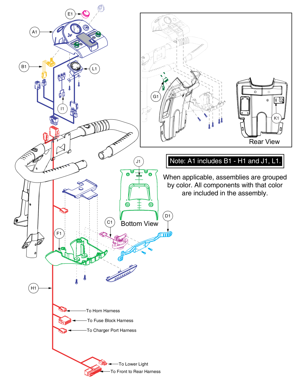 Console Electronics W/ Cts Throttle Pot, Victory 9.2, 10.2 parts diagram