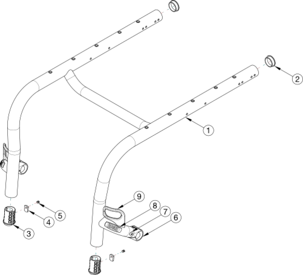 Rogue Rigid Frame parts diagram