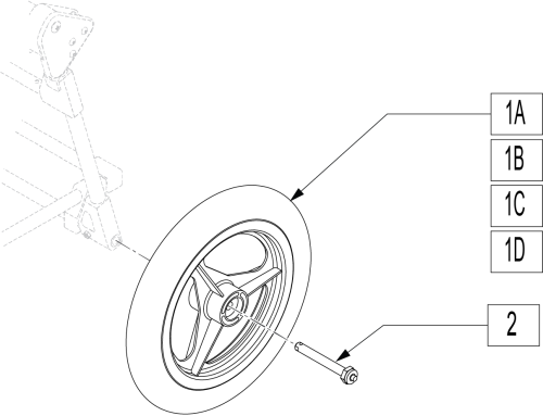 Rear Wheels parts diagram