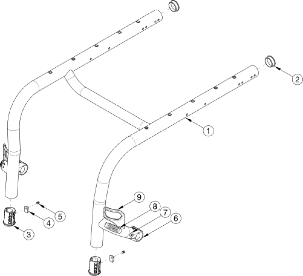 Rogue Rigid Frame parts diagram