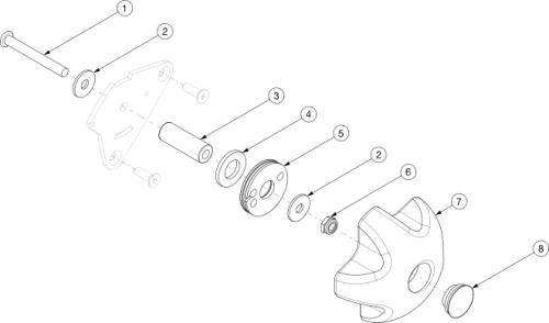 Tyke Tilt Knob Mechanism parts diagram