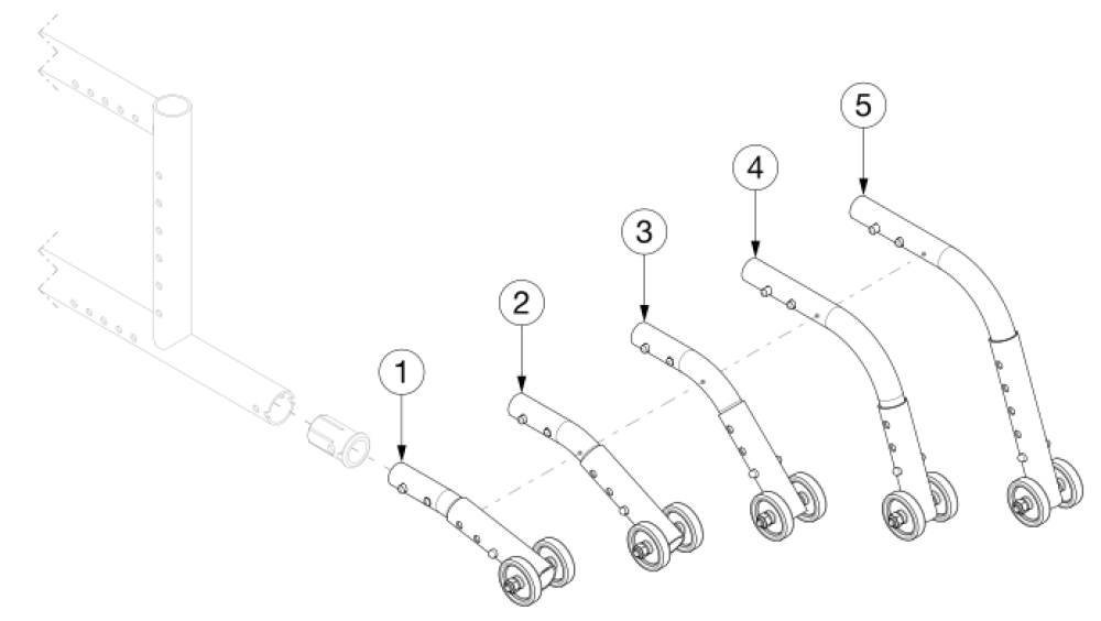Catalyst E Anti-tips parts diagram