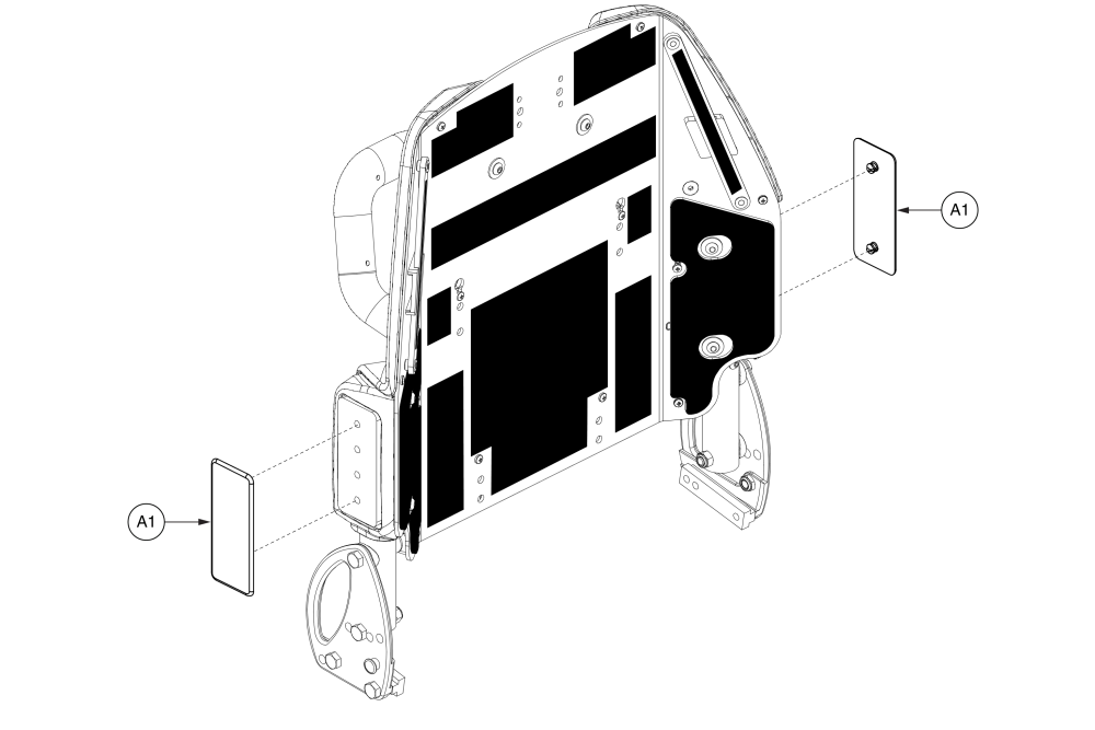 Cantilever Arm Caps, Tru-comfort V2 parts diagram