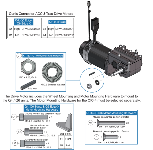 Song Accu-trac Motor Assy parts diagram