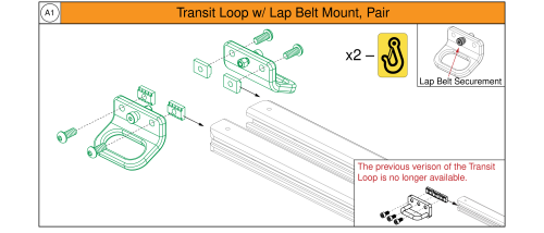 Transit Loops For Tb3 Style Side Rails parts diagram
