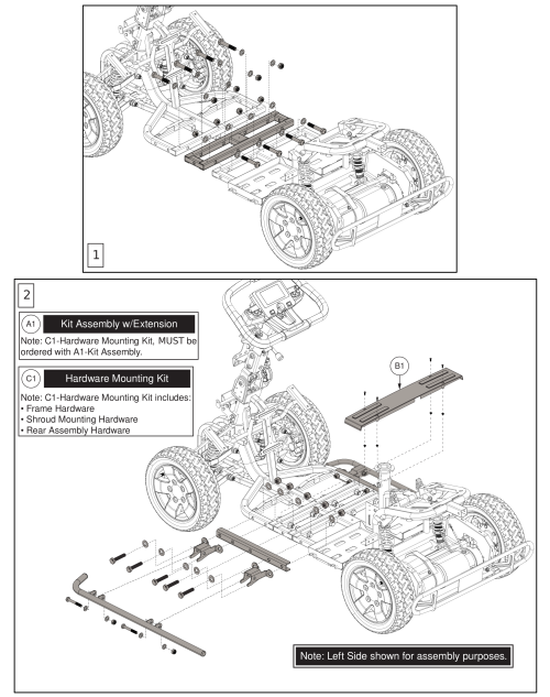 134 Mid Section And Shroud Assy, Px4 parts diagram