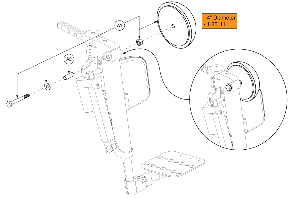 Power Alr Adductor Button parts diagram