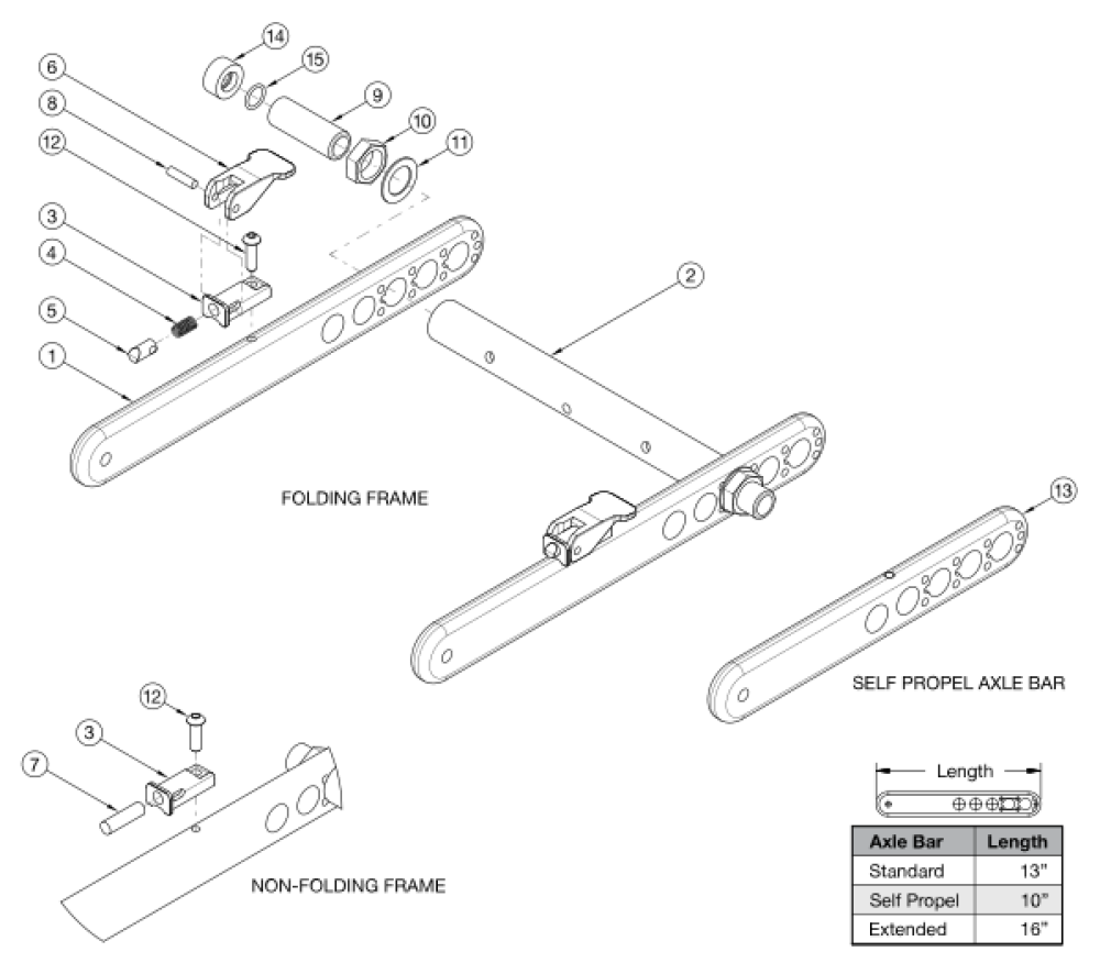 Flip Rear Frame parts diagram