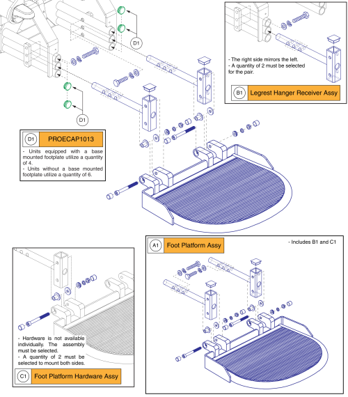 Foot Platform Assy, 17