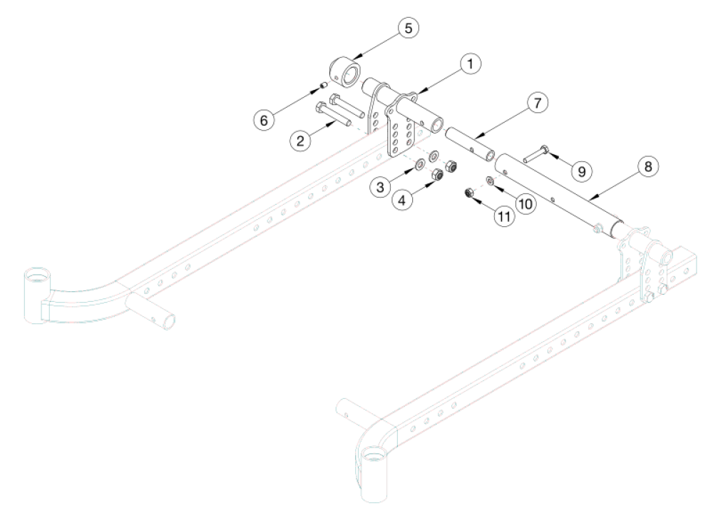 Cr45 Axle Plate parts diagram