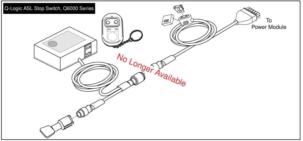 Q-logic Asl Stop Switch, Q6000 parts diagram