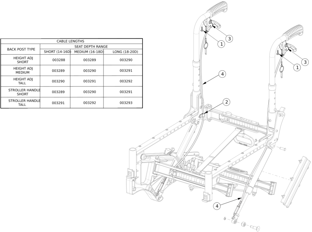 Liberty Tilt Mechanism - Growth parts diagram