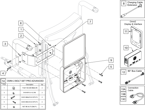 Omni2 For Sedeo Pro Advanced parts diagram