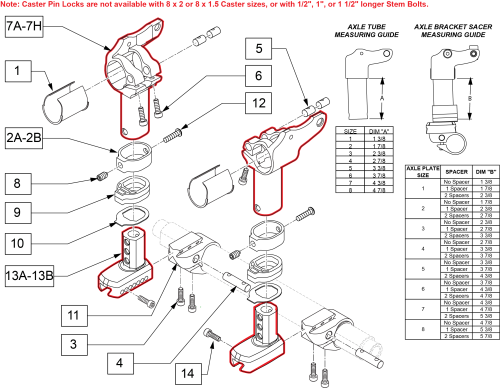 Axle Plate parts diagram