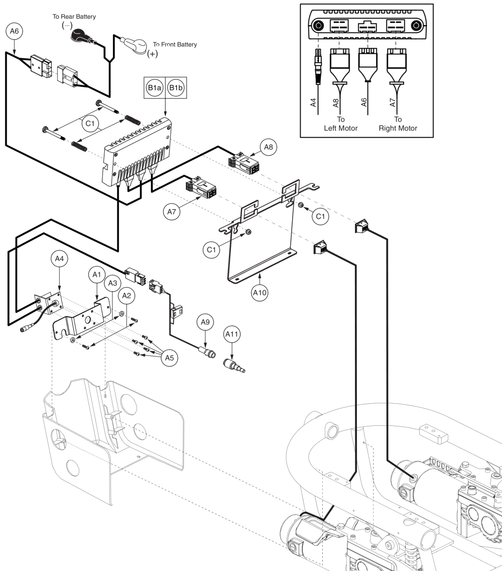 Remote Plus Electronics, Quantum Ready, Off-board Charger, Q610 parts diagram