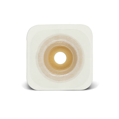 ESTEEM synergy Durahesive Moldable Convex Skin Barrier w/ White Flexible Collar and Landing Zone Flange