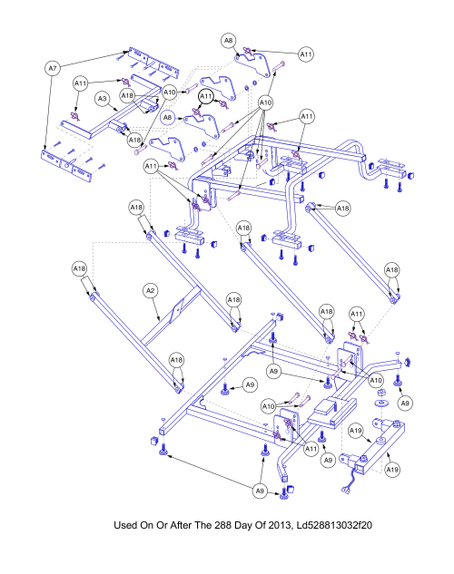 Lc358xl, Dual Motor Lift Frame parts diagram