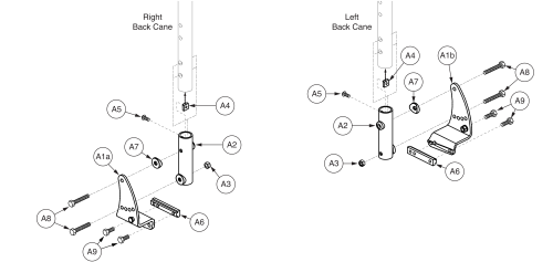 Mesomorph Back Cane Bracket - 2