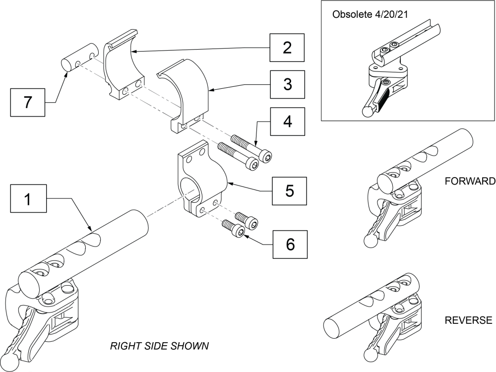 Quickie Q7 Replacement Parts by Quickie