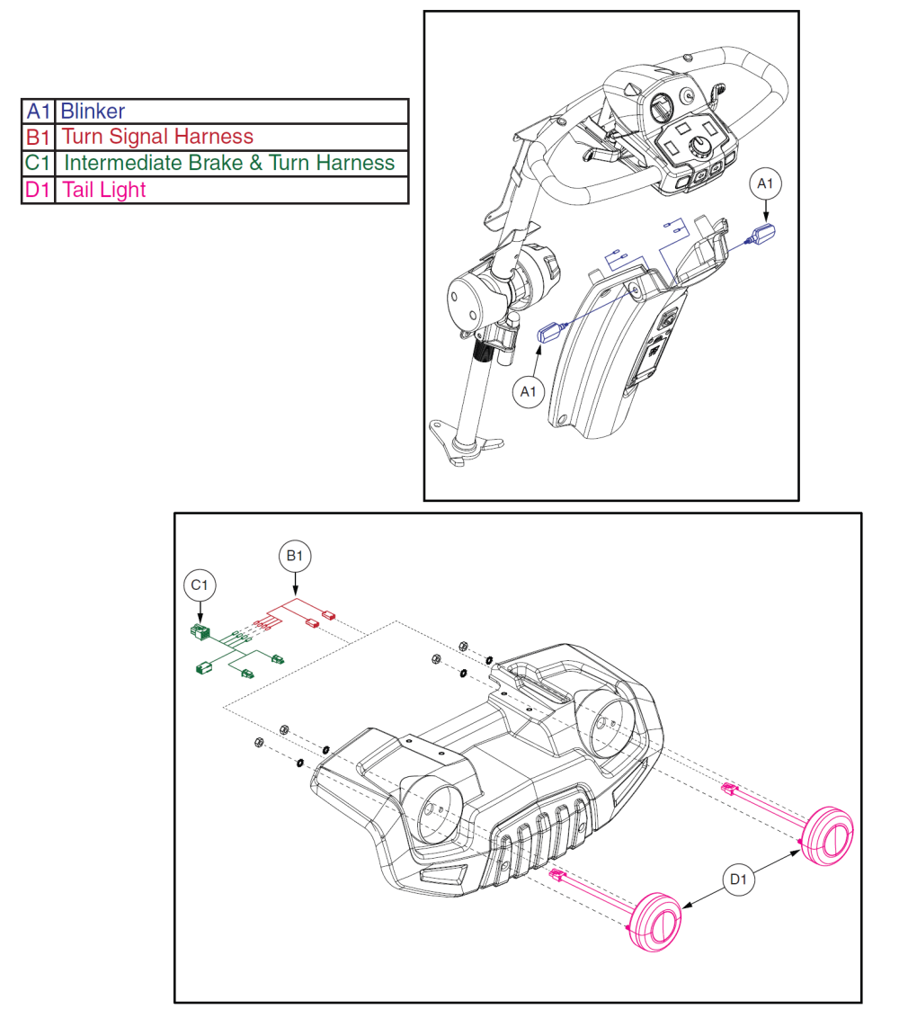 Lighting Package, Victory Lx parts diagram