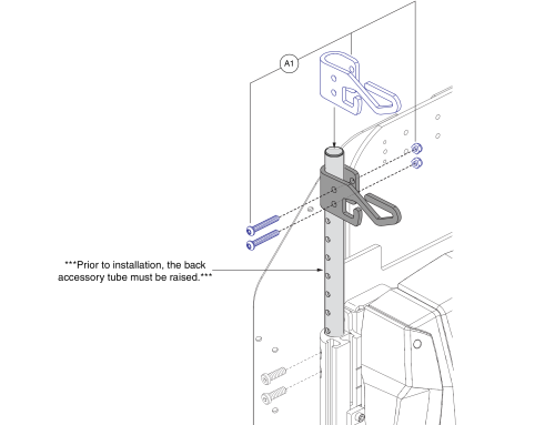 Personal Item Hook, Tb3 parts diagram