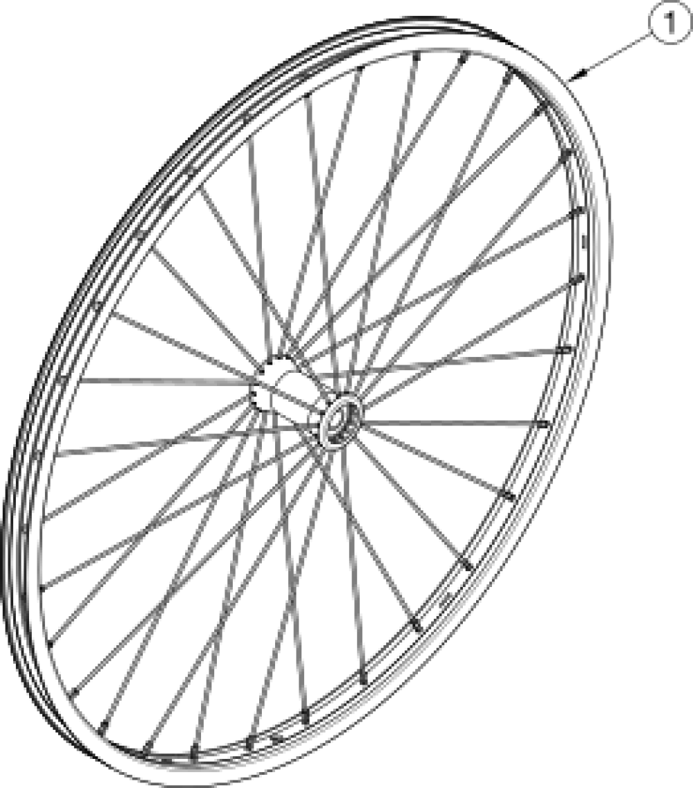 Catalyst 5vx Wheels - Spoke parts diagram