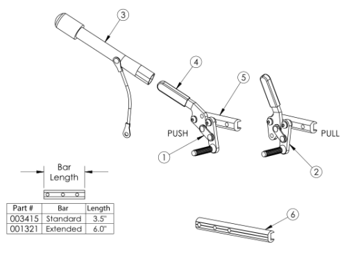(discontinued) Ethos Push And Pull To Lock Wheel Locks parts diagram